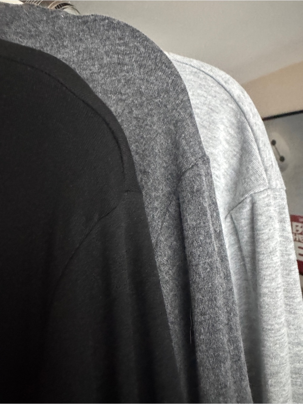 Set of 3 Long Sleeved Cotton Tops